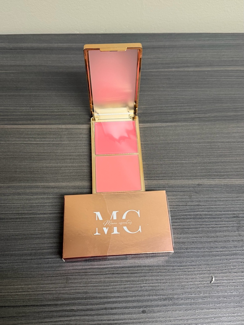 Cosmetics Cream Blush Duo in Bright Pink & Coral Pink